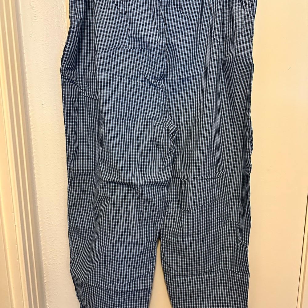 Roundtree & Yorke Blue Gingham Longewear
